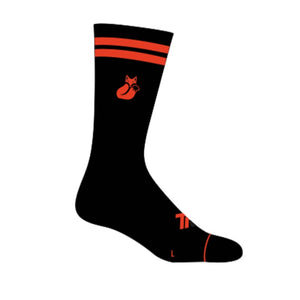 Calcetin Tilki Comfort Line Negro/Naranjo Pack X3