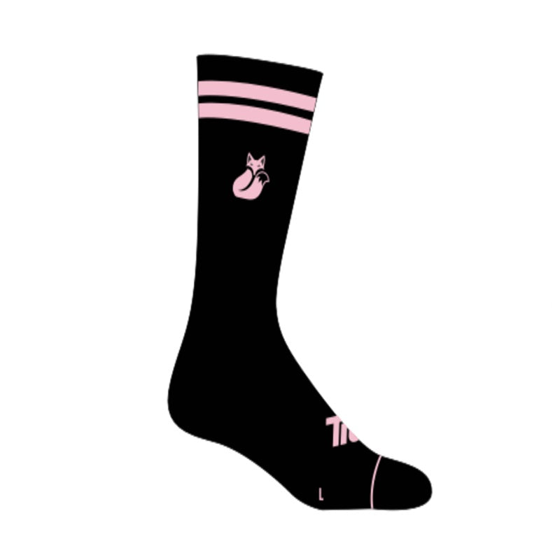 Calcetin Tilki Comfort Line Negro/Rosa Pack X3