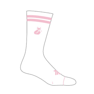 Calcetin Tilki Comfort Line Blanco/Rosa Pack X3
