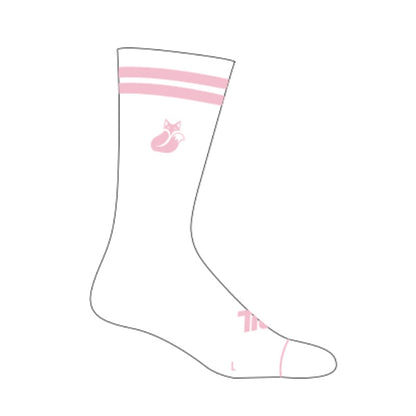 Calcetin Tilki Comfort Line Blanco/Rosa Pack X3