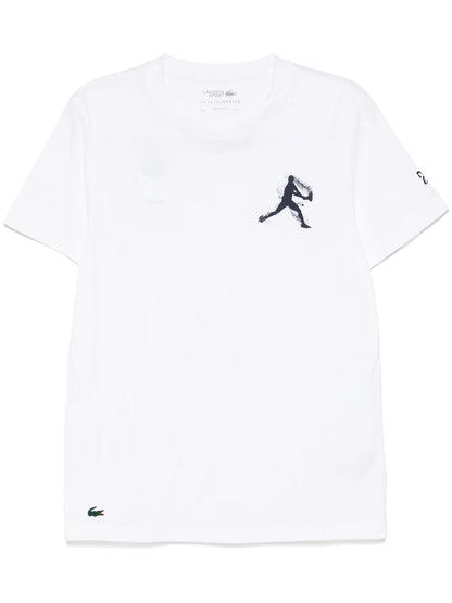 Polera Lacoste Novak Djokovic Blanca