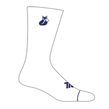 Calcetin Tilki Comfort Blanco/Azul Pack X3