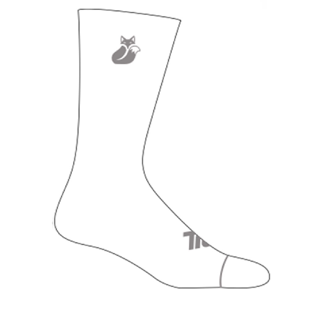 Calcetin Tilki Comfort Blanco/Gris Pack X3