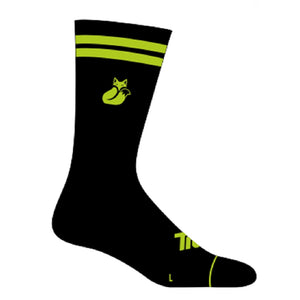 Calcetin Tilki Comfort Line Negro/Amarillo Fluor Pack X3