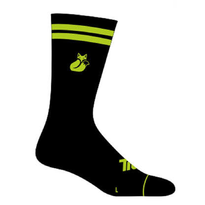 Calcetin Tilki Comfort Line Negro/Amarillo Fluor Pack X3