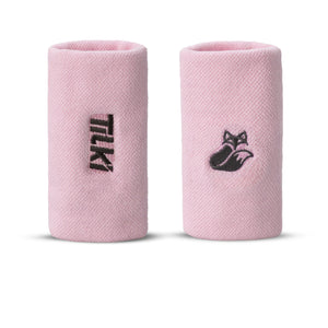 Muñequera Tilki Larga Pro Terry Rosa X2