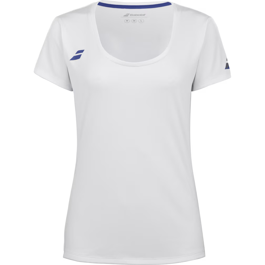 Polera Babolat Play Cap Sleeve Top Women Blanca