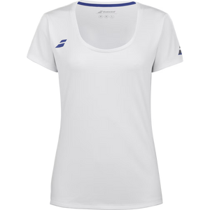 Polera Babolat Play Cap Sleeve Top Women Blanca