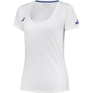 Polera Babolat Play Cap Sleeve Top Women Blanca