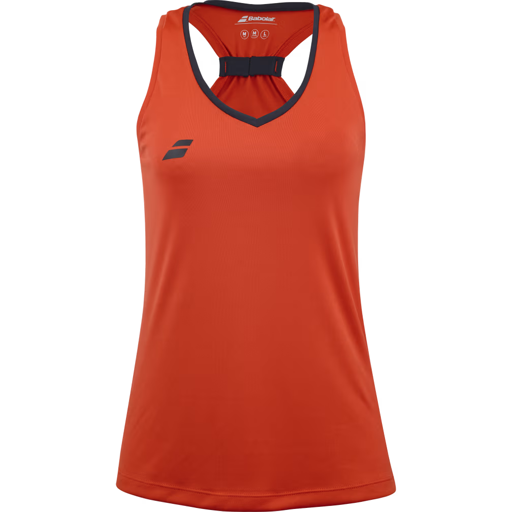 Polera Babolat Play Tank Top Women Rojo Fiesta