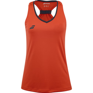 Polera Babolat Play Tank Top Women Rojo Fiesta