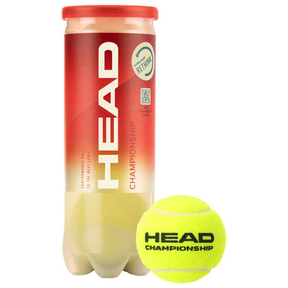 Tarro de Pelotas de Tenis Head Championship X3