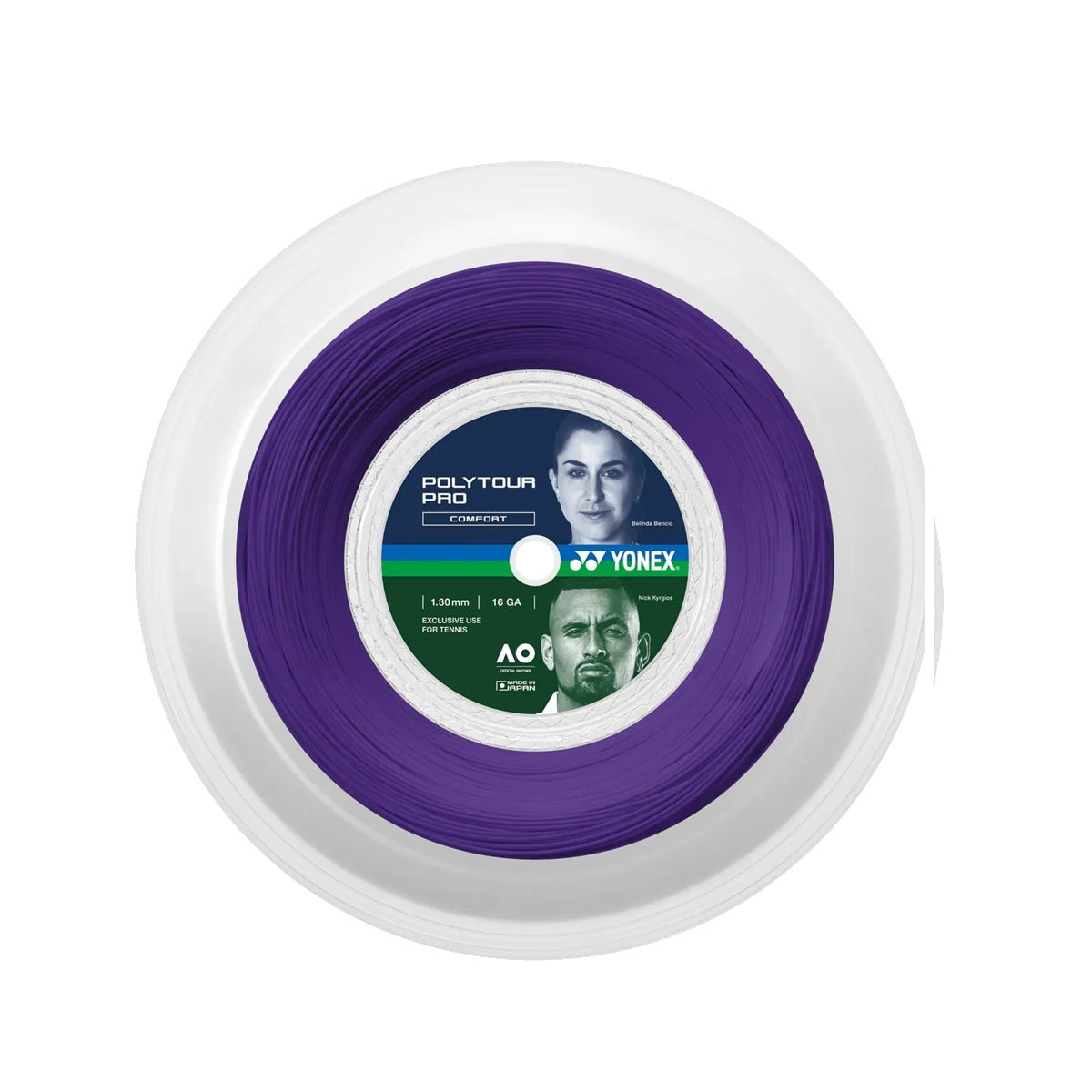 Rollo de Cuerda Yonex Poly Tour Pro Midnight 1.25 - 200m