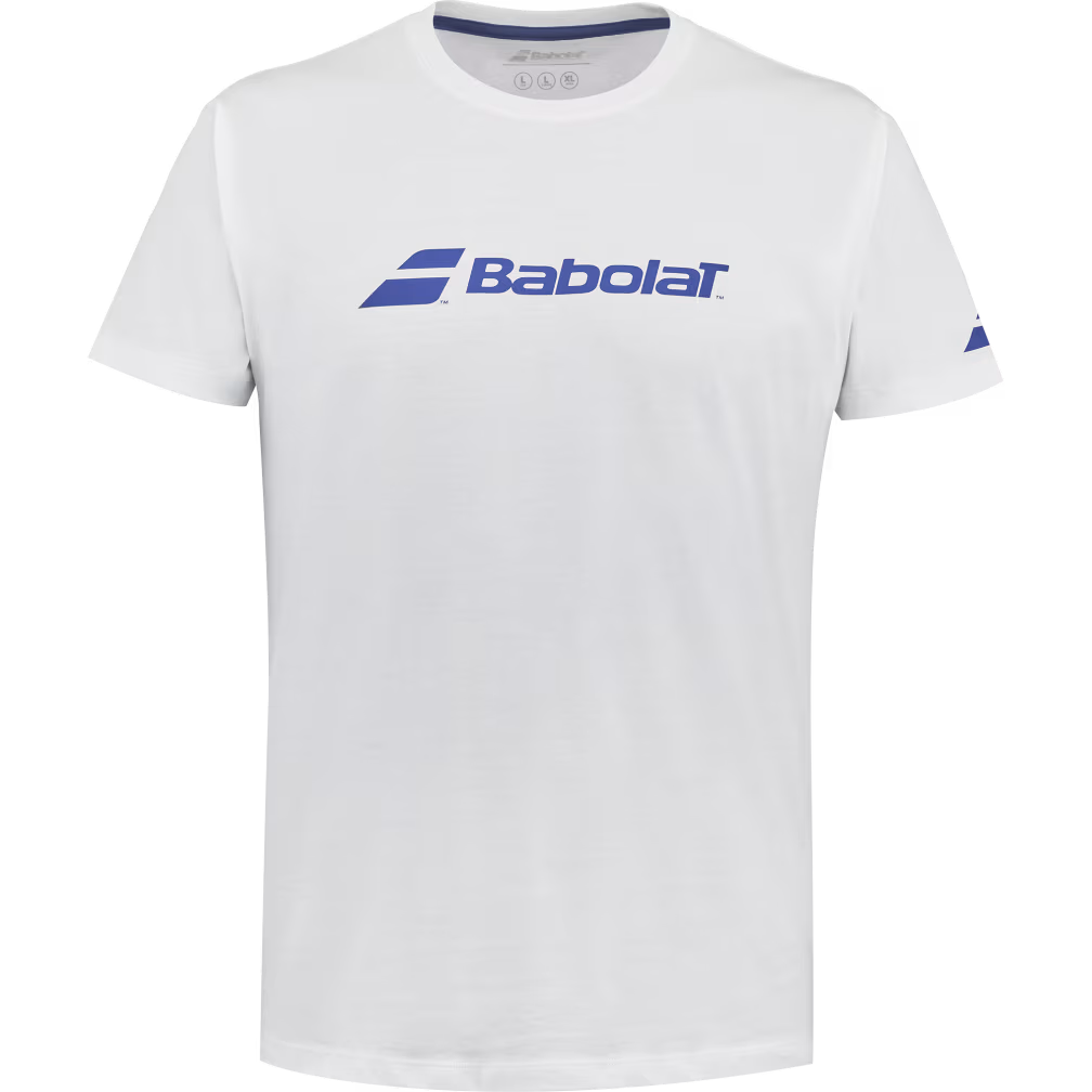 Polera Babolat Exercise Tee Blanca