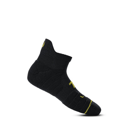 Calcetin Tilki Tobillero Lehinde Negro/Amarillo Fluor