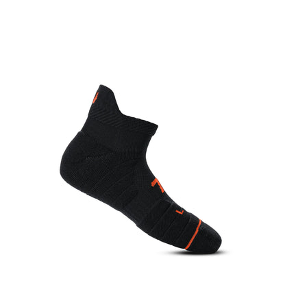 Calcetin Tilki Tobillero Lehinde Negro/Naranjo