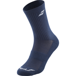 Calcetin Babolat Largo Blanco/Azul/Gris - 3 Pares