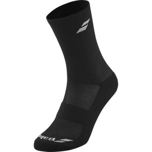 Calcetin Babolat Largo Negro - 3 Pares