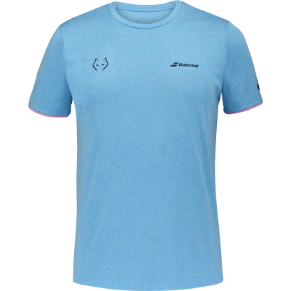 Polera Babolat Crew Neck Tee Juan Lebron Azul Claro