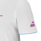 Polera Babolat Crew Neck Tee Juan Lebron Blanca