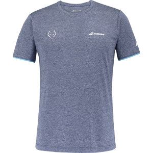 Polera Babolat Crew Neck Tee Juan Lebron Azul/Gris