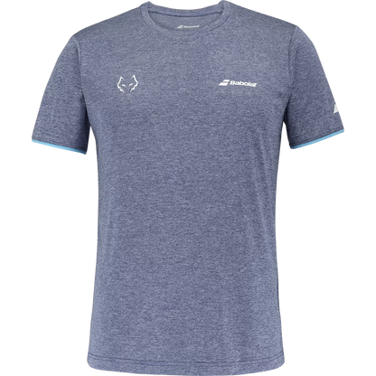 Polera Babolat Crew Neck Tee Juan Lebron Azul/Gris