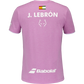 Polera Babolat Crew Neck Tee Juan Lebron Rosa