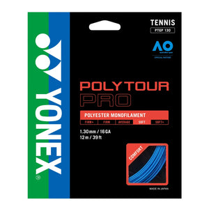 Cuerda Yonex Poly Tour Pro Azul 1.30 - 12m