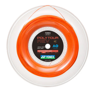 Rollo de Cuerda Yonex Poly Tour Rev Naranjo 1.25 - 200m