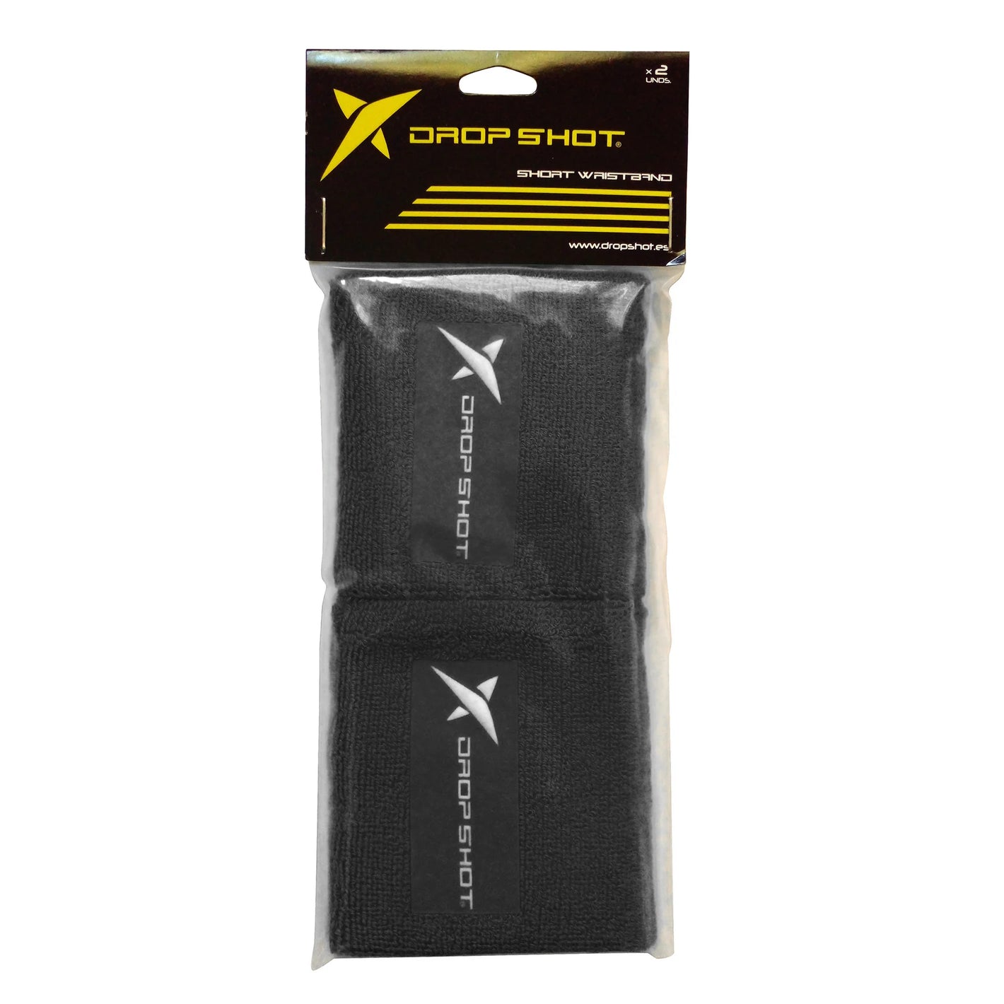 Muñequera Drop Shot Corta Gris Oscuro X2