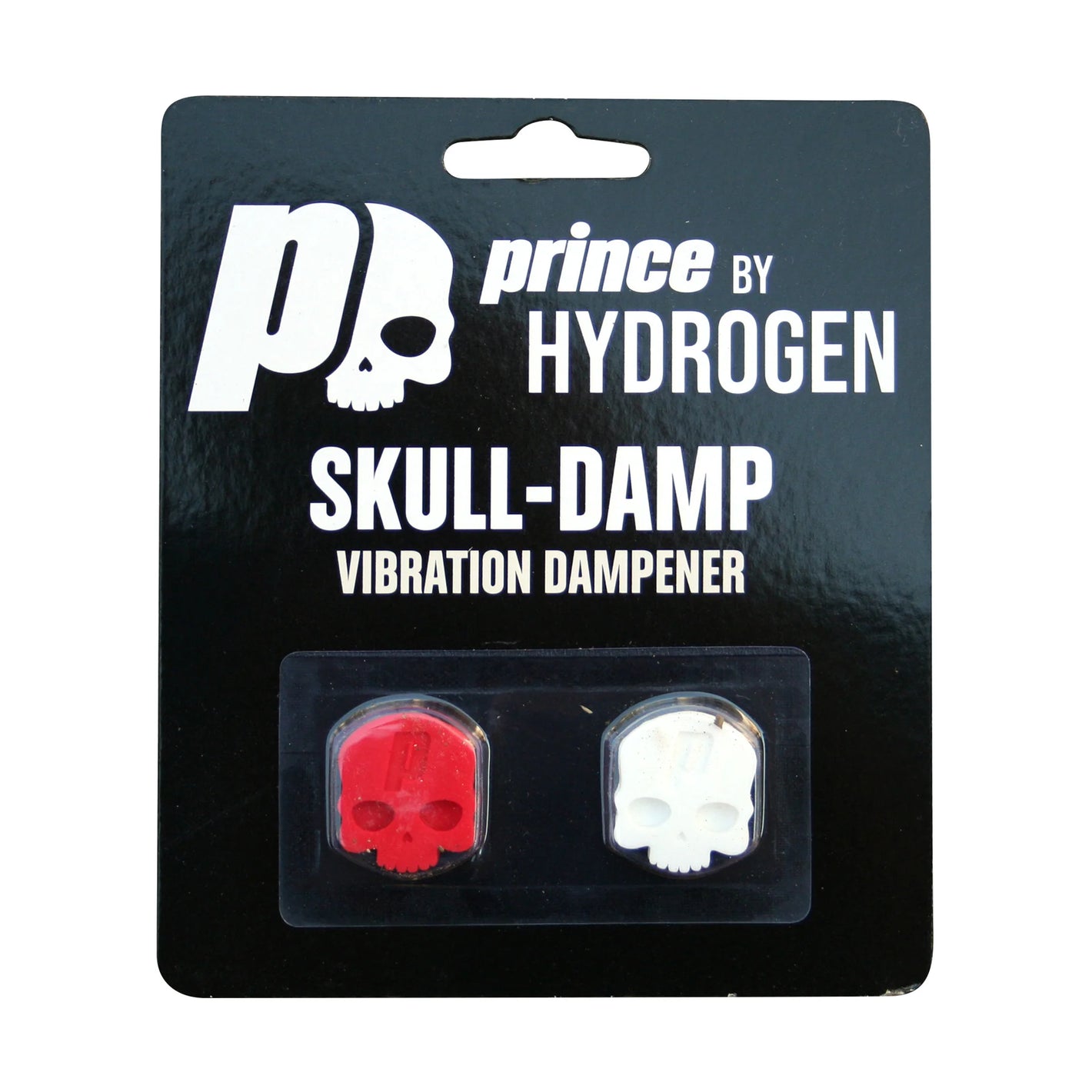 Antivibrador Prince Calavera Rojo/Blanco