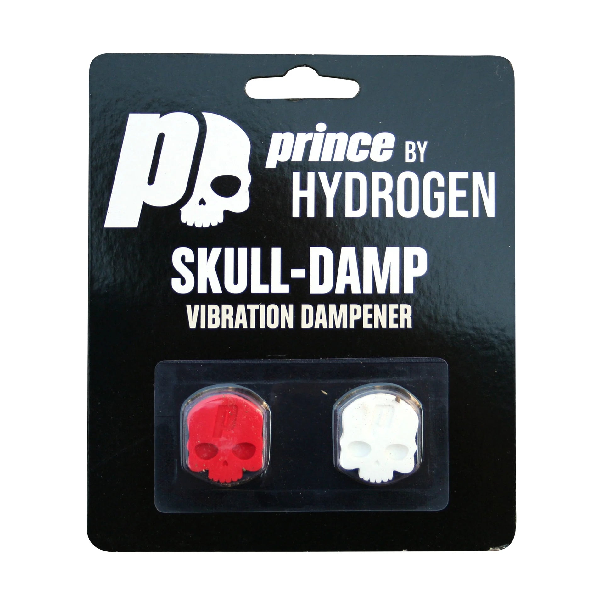 Antivibrador Prince Calavera Rojo/Blanco