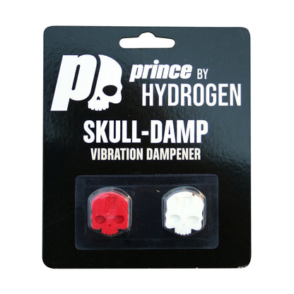 Antivibrador Prince Calavera Rojo/Blanco