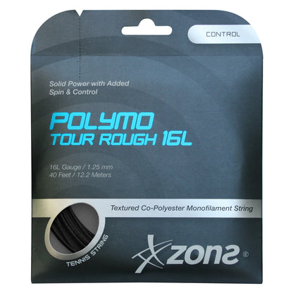 Cuerda Zons Polymo Tour Rough Negro 1.25 - 12m