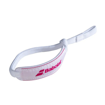 Cordon Padel Babolat Wrist Strap Blanco/Rosa