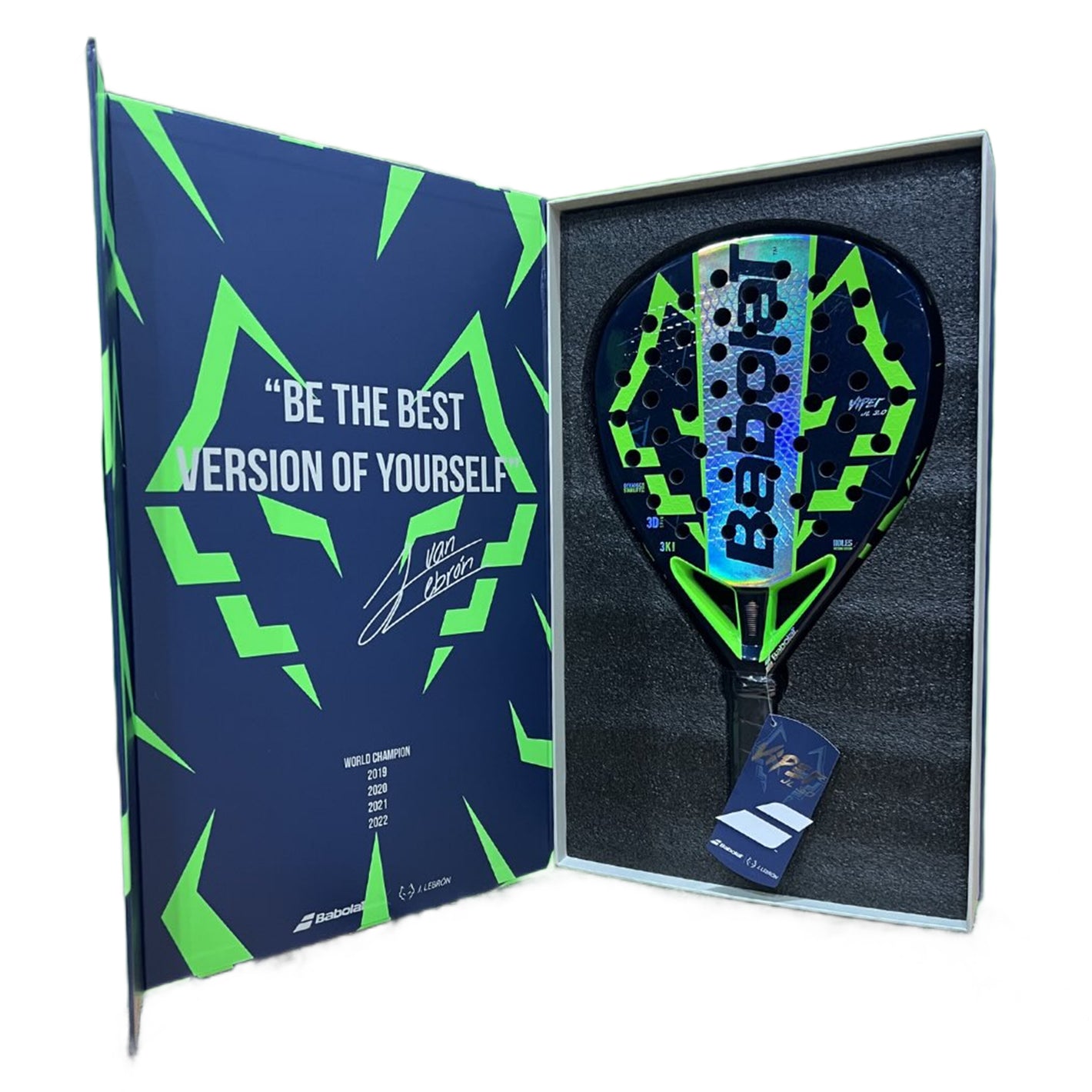 Pala De Padel Babolat Viper Juan Lebron 3.0 2026 Azul