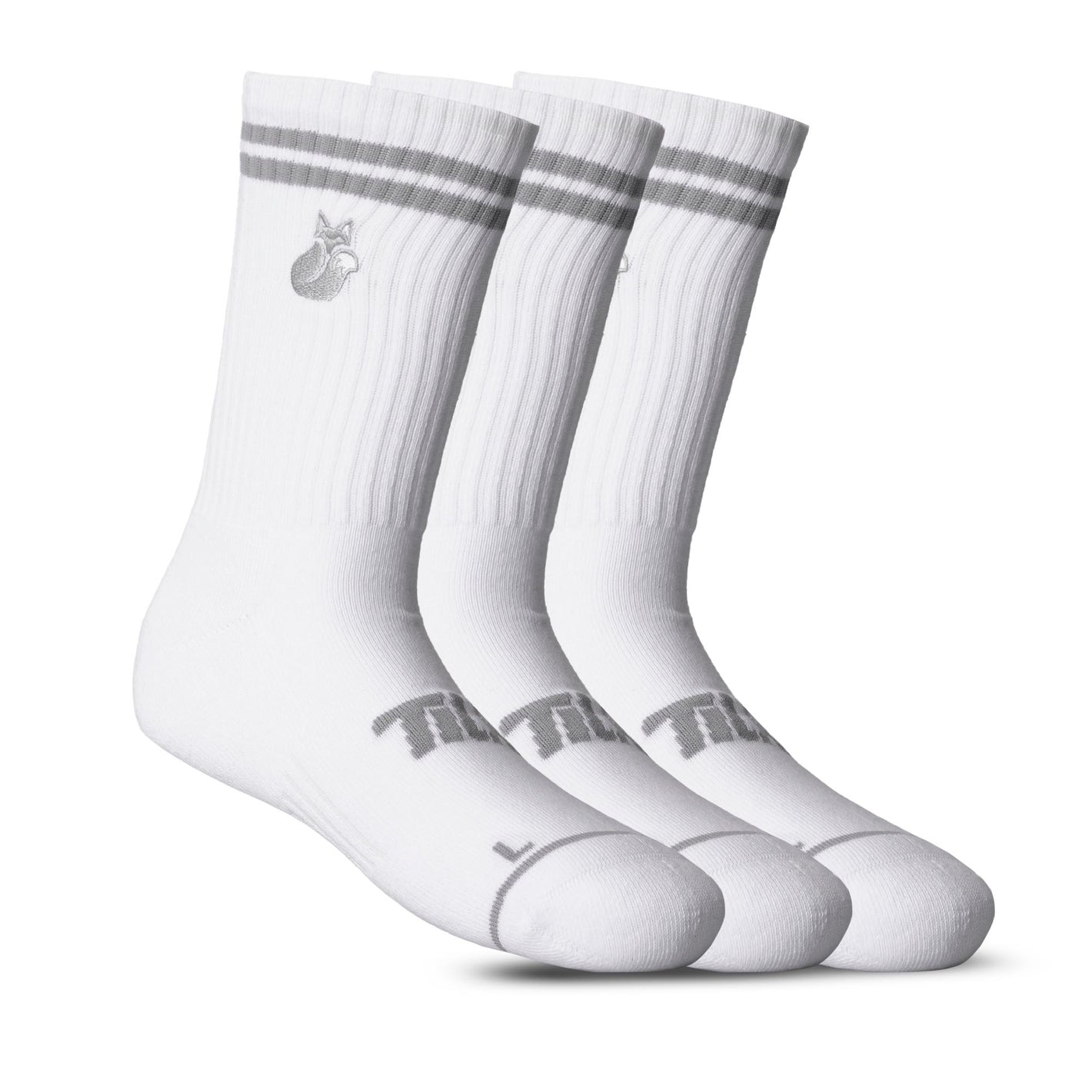 Calcetin Tilki Comfort Line Blanco/Gris Pack X3