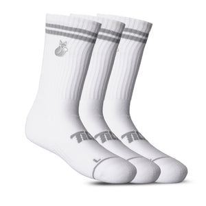 Calcetin Tilki Comfort Line Blanco/Azul Pack X3