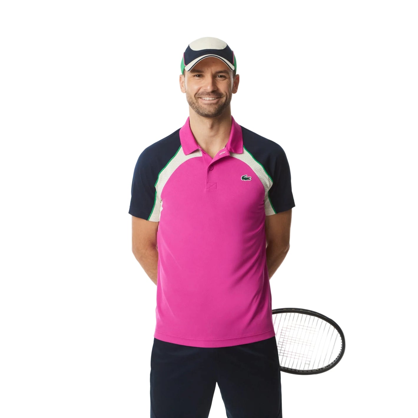 Polera Lacoste Polo Ultra Dry Rosa