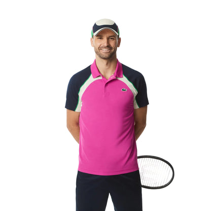 Polera Lacoste Polo Ultra Dry Rosa