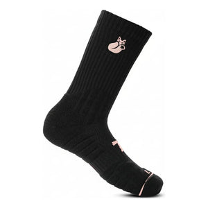 Calcetin Tilki Crew D4 Lehinde Negro/Rosa