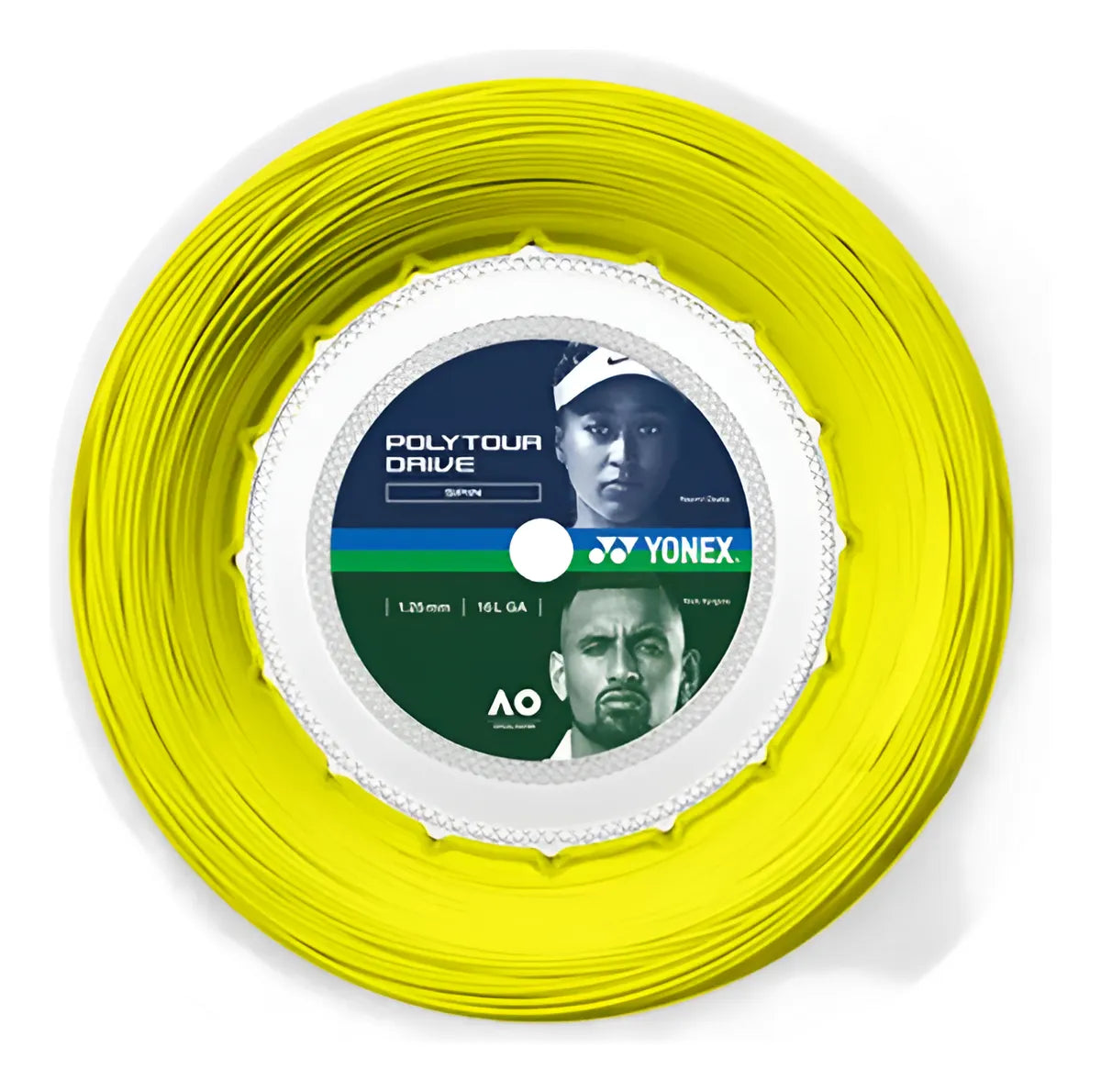Rollo de Cuerda Yonex Poly Tour Drive Amarillo 1.25 - 200m