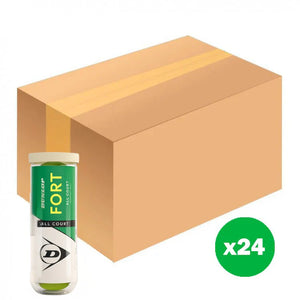 Caja de Pelotas de Tenis Dunlop Fort All Court X3 - 24 Tarros