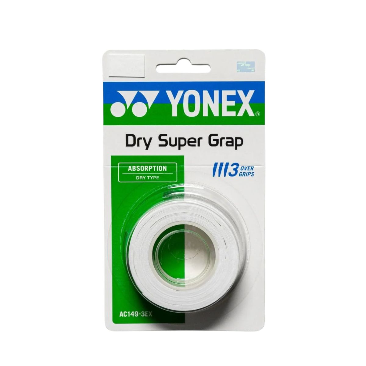 Overgrip Yonex Dry Super Grap Blanco X3