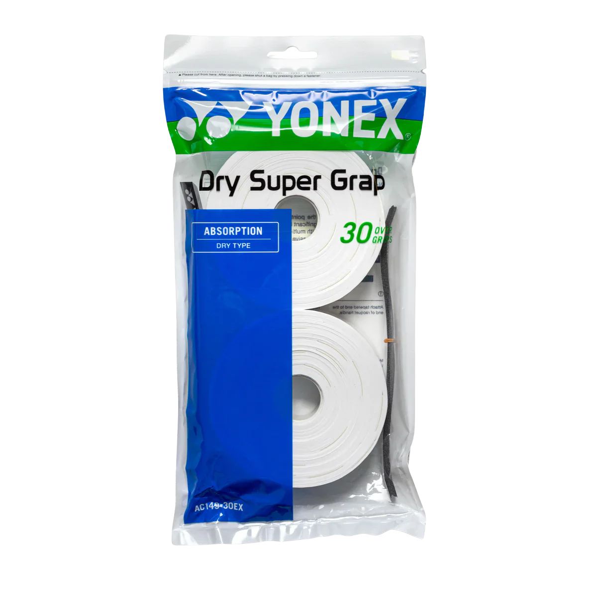 Overgrip Yonex Dry Super Grap Blanco X30