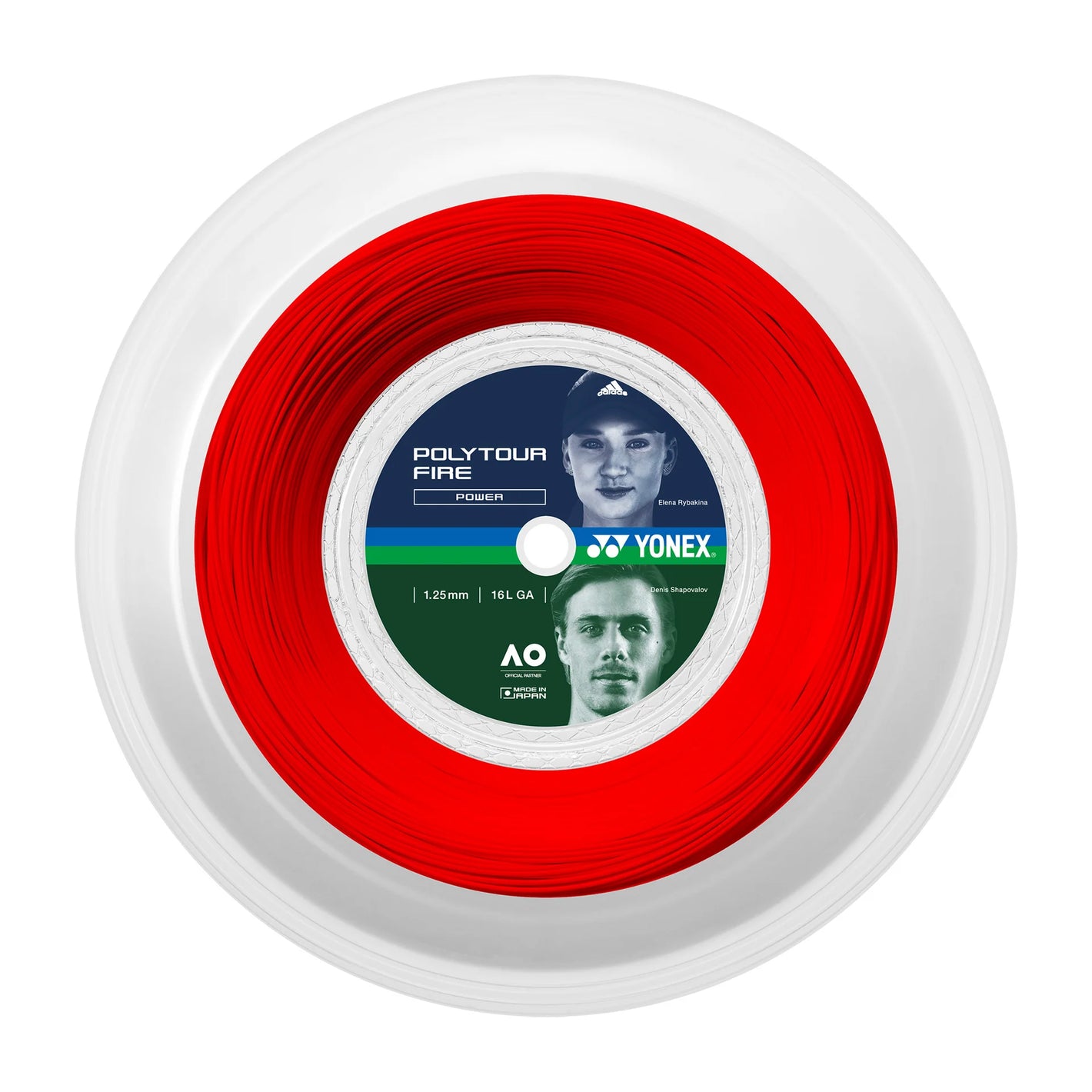 Rollo de Cuerda Yonex Poly Tour Fire 1.25 - 200m