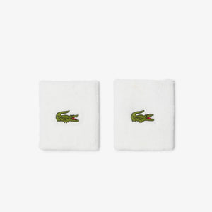 Muñequera Lacoste Sport Blanca X2