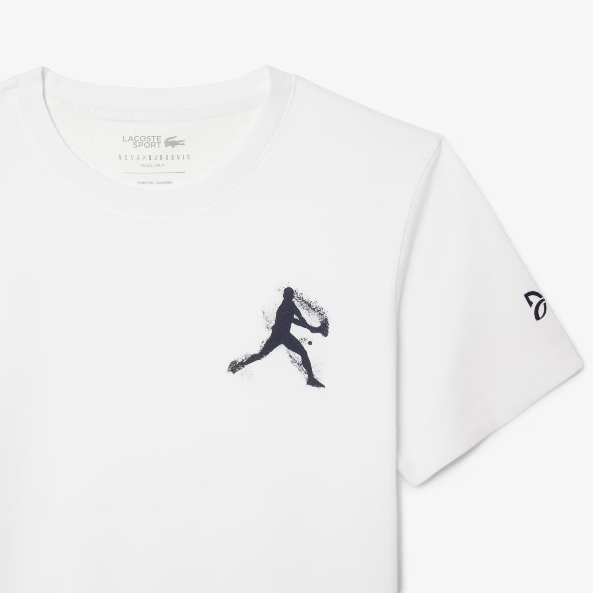 Polera Lacoste Novak Djokovic Blanca