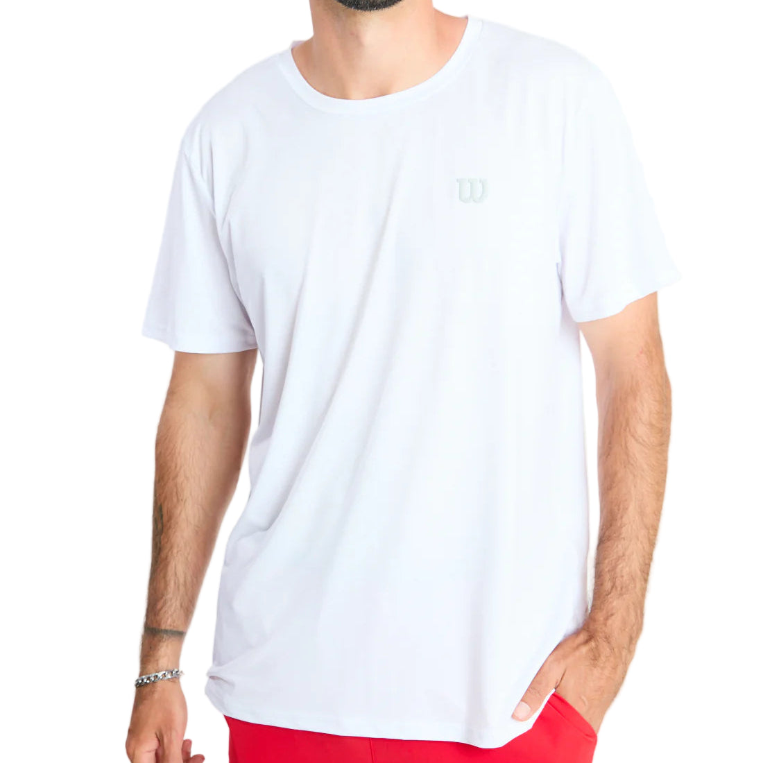 Polera Wilson Poly Blanca