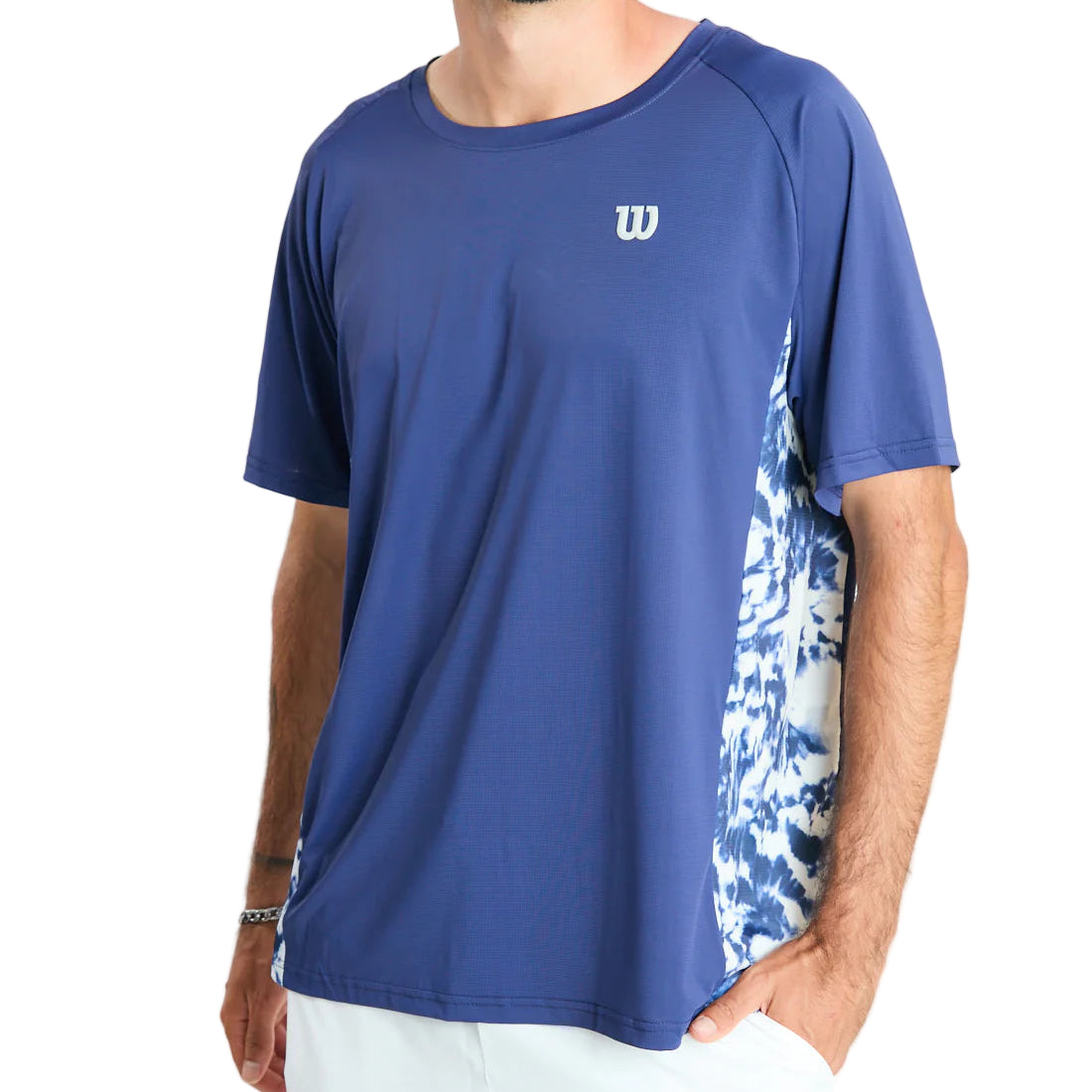 Polera Wilson Print Azul